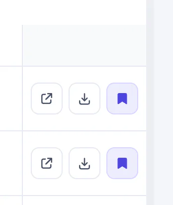 Save to Library buttons next to each video